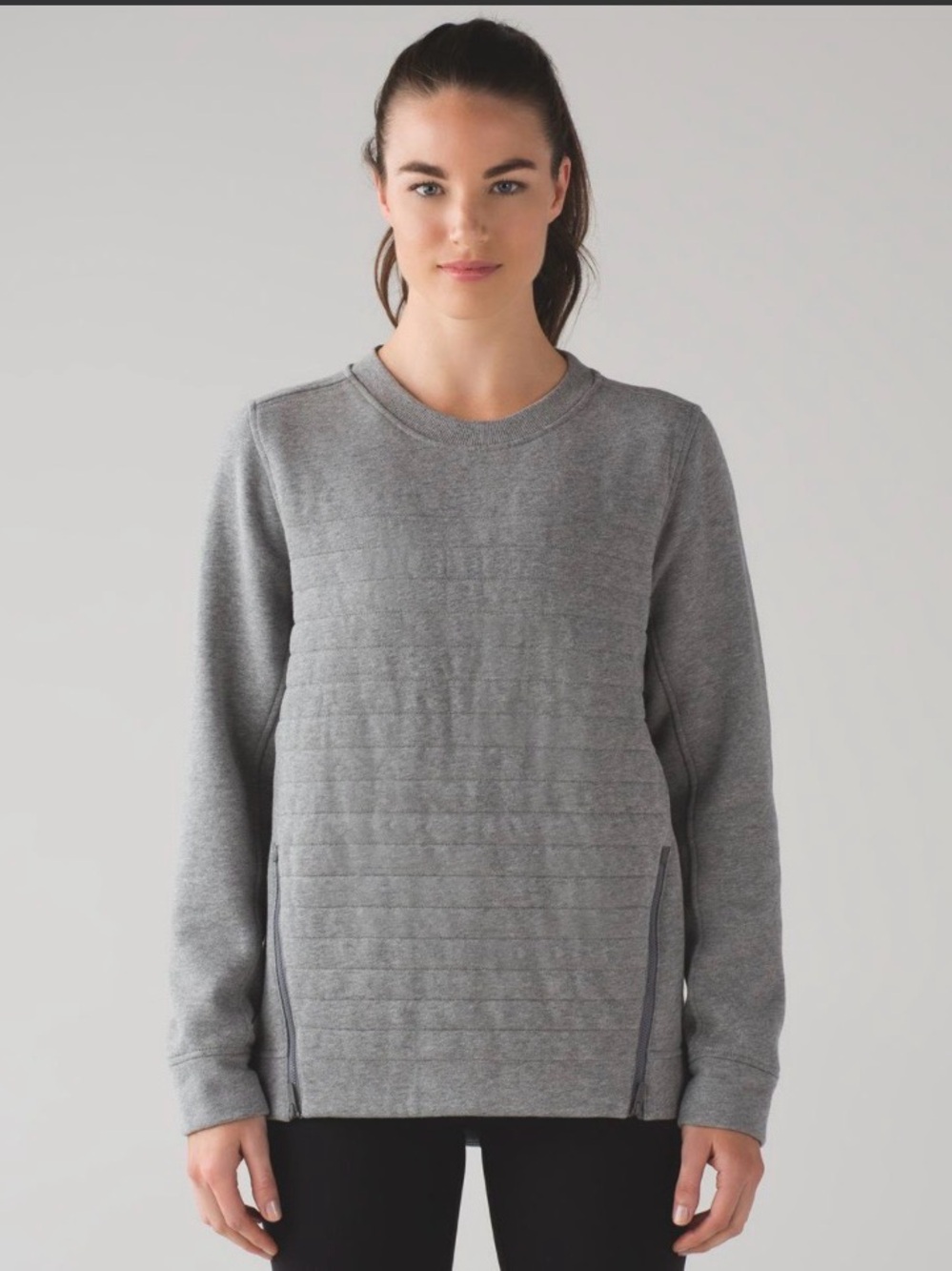 Lululemon Fleece Be True Crew
Heathered Medium Grey